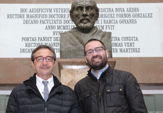 (De izquierda a derecha). Los profesores Javier Belda y Rafael Badenes, investigadores de INCLIVA-UV y miembros de la Comisión Internacional de Investigación del TCE.